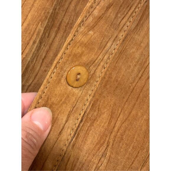 Coldwater Creek Women's Suede Shacket Brown Size Medium - Picture 6 of 7